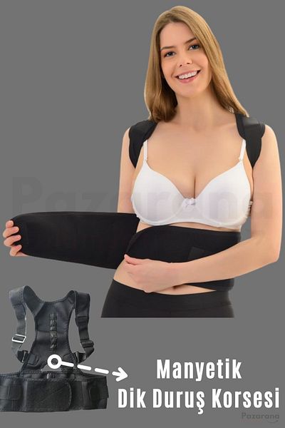 OverPazar Upright Posture Corset Back Corset Hunchback Corset Upright Posture Corset Men's Upright Standing Apparatus