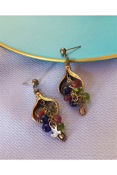 dela otantik Otantik Etnik Bohem Cam Boncuklu Sallantılı Kadın Küpe. El Yapımı Bijuteri Hediye Takı. Earrings