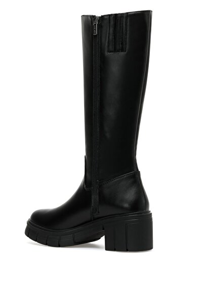 Nine West Manoniya 2pr Μαύρες γυναικείες μπότες με τακούνι