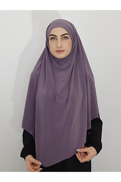 Ayselcehobi سوفليه جاهز وشاح كبير مربوط مناسب للحجاب والحج والعمرة ساندي قماش...