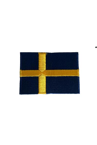 X-SHOP Isveç Sweden Flag Patches Arma Peç Kot Yaması 1
