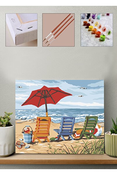 Carmen Plaj Sayılarla Boyama Seti