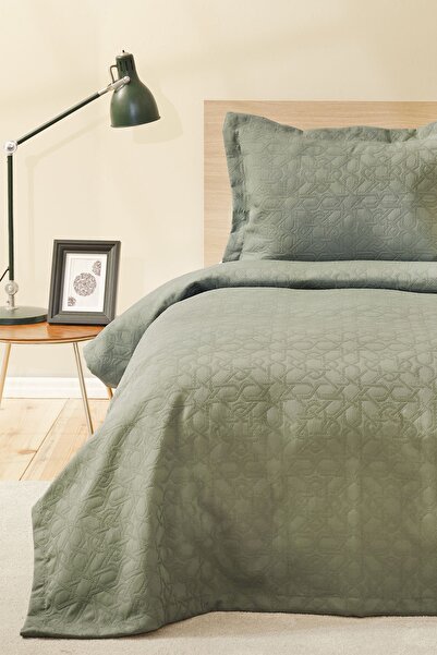 Karaca Home Back To Basic Petrol Tek Kişilik Yatak Örtüsü