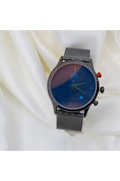 Tiger Original Steel Mesh Cord Function Men's Wristwatch (TURKEY OFFICIAL DISTRIBUTOR GUARANTEED)
