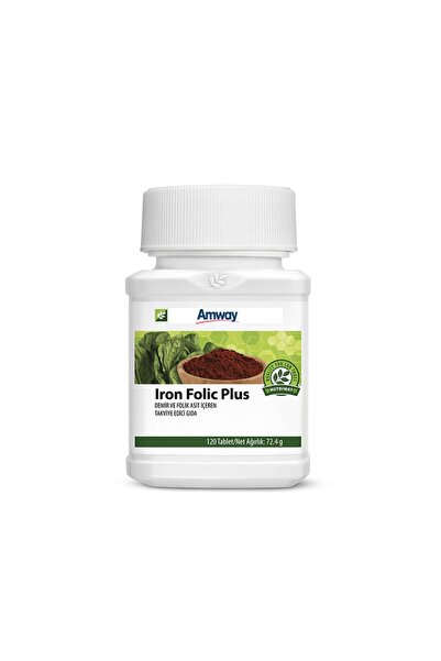 Amway Iron Folic Plus Demir Ve Folik Asit 120 Tablet