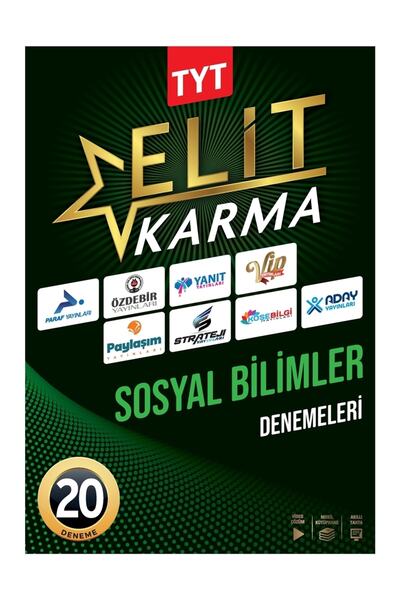 Yanıt Yayınları Elit Karma Tyt Sosyal Bilimler 20 Branş Deneme