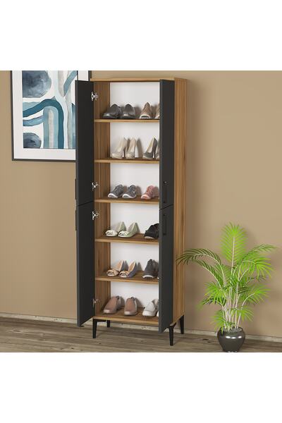 Kalender Dekor Rose-4 Portmanto Vestiyer Ayakkabılık