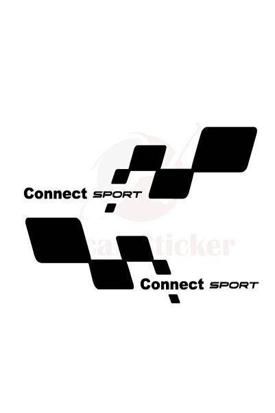 Akçay Sticker 30cm X 11cm Ford Connect Sticker Sport Ford Oto Sticker Sag Sol...