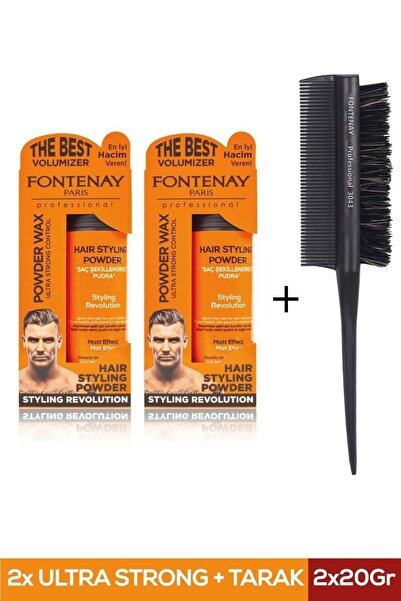 Fontenay Saç Şekillendirici Pudra Toz Wax Ultra Strong X2 Profesyonel Topuz F...