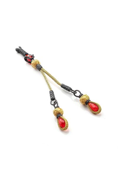 TESBİHCİBABA Trabzon Zircon Design - Tasseled Rosary, Hand Knitted