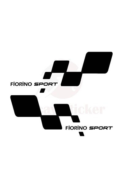 Akçay Sticker 30cm X 11cm Fiat Fiorino Sticker Fiorino Sport Sticker Sag Sol ...
