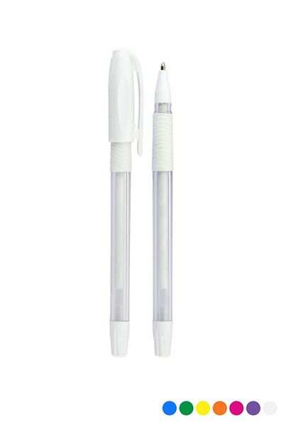 NEON PLUS Neon Gel White Gel Pen - Swiss Made Diamond Tip - Tc Ball 1.0 Mm - 2 Pieces