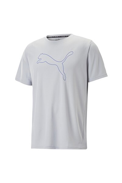 Puma 520315-80 Performance Cat Tee M Men's T-shirt Platinum Gray
