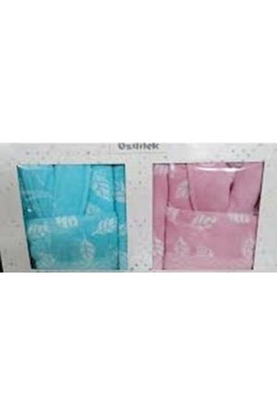Özdilek Οικογενειακό Σετ Μπουρνούζι Lilyana Pink Mint