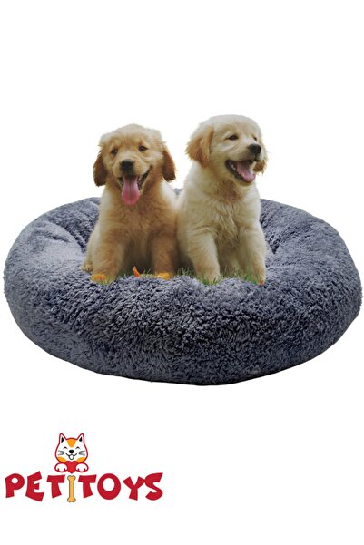PETiTOYS Pelus Simit Kedi Yatağı 55çap