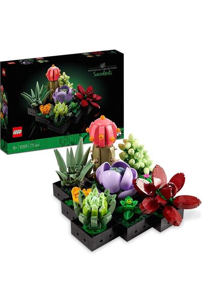 LEGO ® Sukulentler 10309 - Yetişkinler Için Dekoratif Bitki Yapım Seti; Eviniz Ya Da Ofisiniz Için Bi