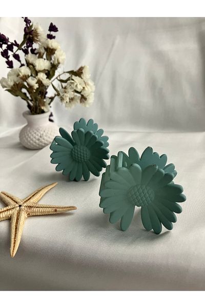 büzey accessory Daisy Shaped Latch - Buckle Single Set
