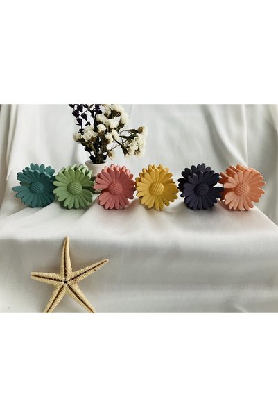 büzey accessory Daisy Shaped Latch - Buckle Single Set