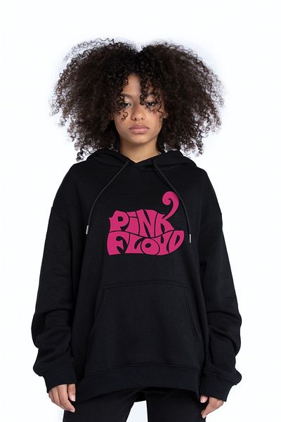 DENİKK Ροζ Floyd Unisex Hooded Hoodie