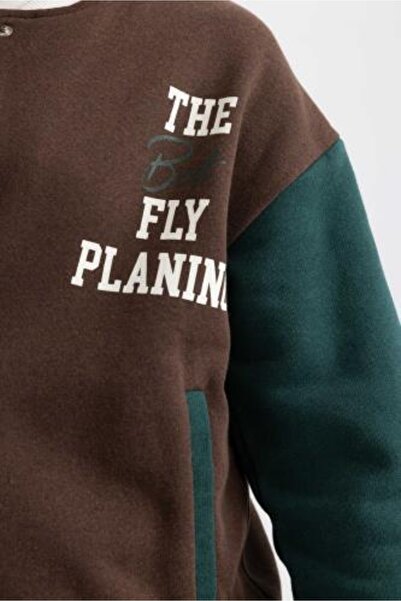 DeFacto Baskılı Bomber Ceket Z9610az22au