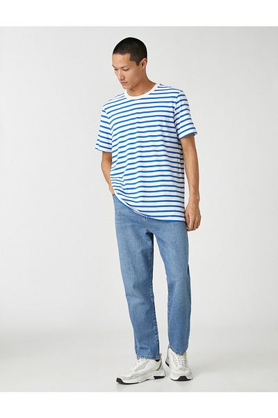 Koton Short Sleeve T-Shirt Crew Neck Cotton