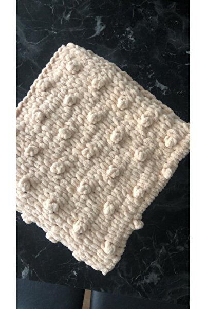 Berrak Alize Puffy Blanket Hand Knitted