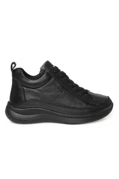 Forelli Γυναικείες δερμάτινες μπότες Neva-g Comfort 27954 Μαύρο