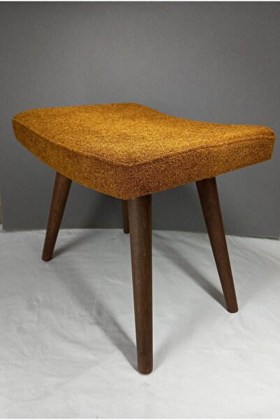 BARERMO Hardal Kavisli Puf Bench, Puf, Sandalye, Oturak, Tabure, Makyaj Masas...