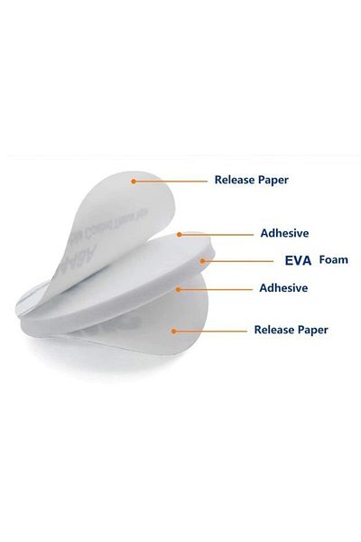 Dünya Magnet 50Pcs 3m Sparkling, Double-sided Tape, Round Cut, Very Strong, (diameter: 20 Mm)