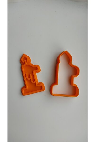 Roll3d Rakam 1 Kurabiye Kalıbı- 1 Yaş Mum 9 Cm