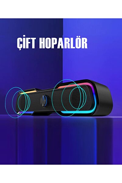 HP Dhe-6002 Rgb Gaming Oyuncu Hoparlörü