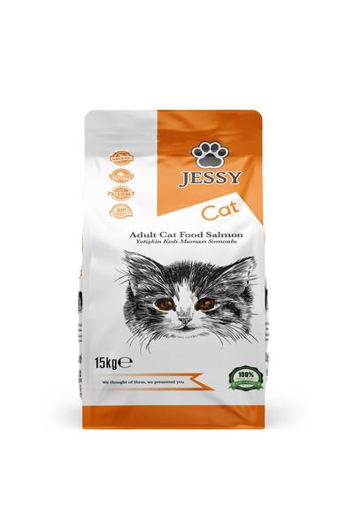 JESSY Somonlu Yetişkin Kedi Maması 15 Kg