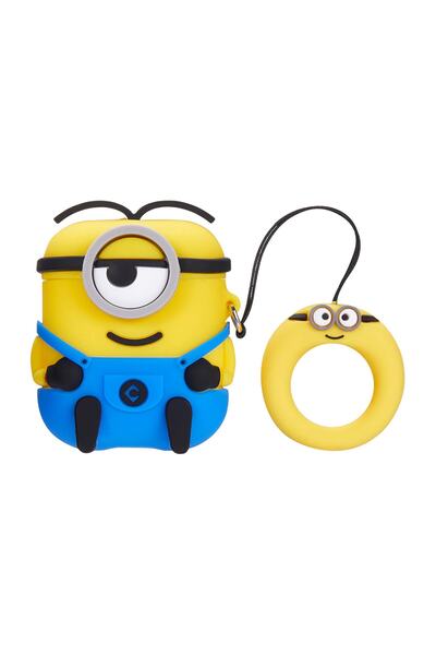 Microsonic 2. Nesil 1. Nesil /Uyumlu Kılıf Cartoon Figürlü Silikon Minion Stu...