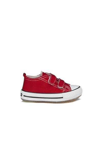 Vicco Pino Unisex Children's Red Booties Lighted Linen Shoes