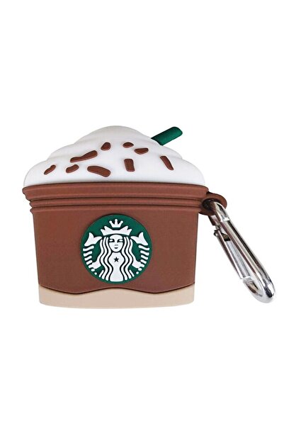 Microsonic Pro 2.nesil  Kılıf Cartoon Figürlü Silikon Starbucks Kahverengi