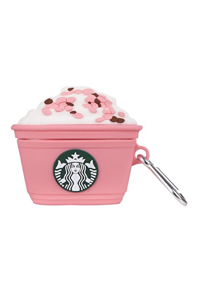 Microsonic Pro  Kılıf Cartoon Figürlü Silikon Starbucks Pembe