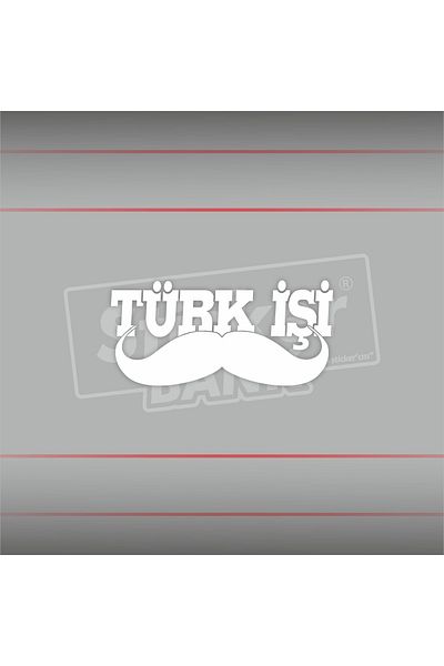 Sticker Bank Turkish Work Car Sticker