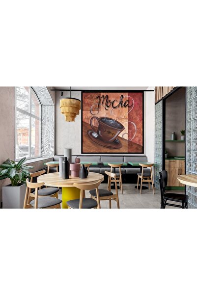 HDART Cafe Cafeler Kahve Mocca Duvar Kanvas Tablo