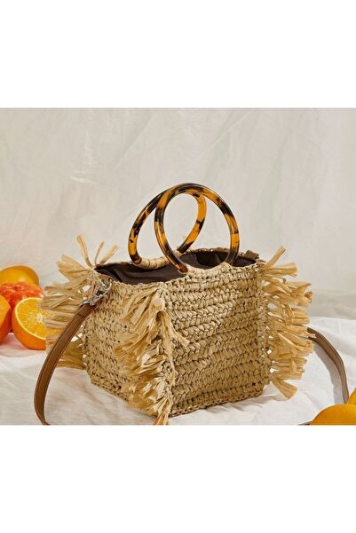 Meg kids El Yapımı Kağıt Ip Saçakli Kutu Canta