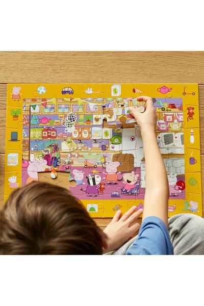 Genel Markalar Look & Find Puzzle: Peppa Pig Mr. Fox's Shop - 36 Parça Yapboz Ve Gözlem Oyunu
