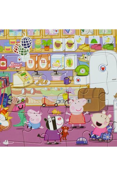 Genel Markalar Look & Find Puzzle: Peppa Pig Mr. Fox's Shop - 36 Parça Yapboz Ve Gözlem Oyunu