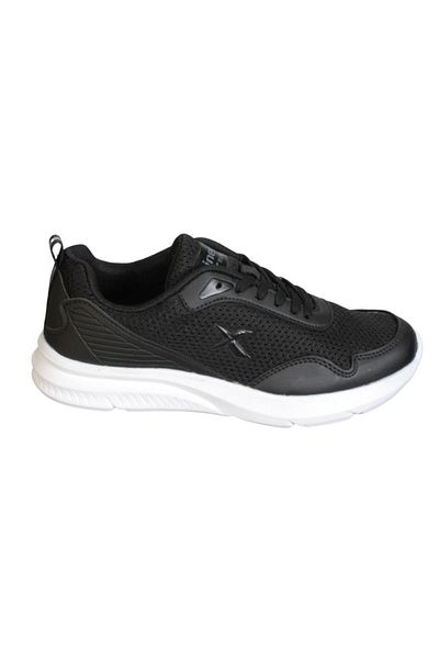 Kinetix Men's Black Mesh Comfort Sole Daily Running Shoes