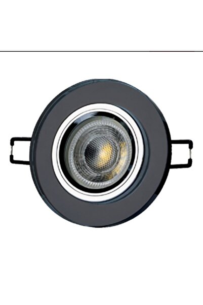 Cata Ct-6646 Zambak Cam Spot Füme 7 Watt Led Ampullü Takım