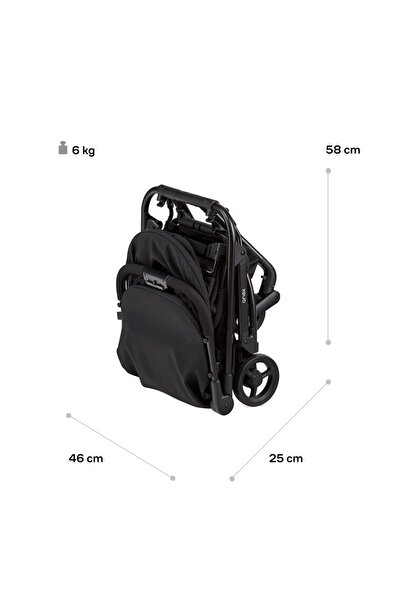 Anex Air-z Space Siyah Kabin Boy Bebek Arabası