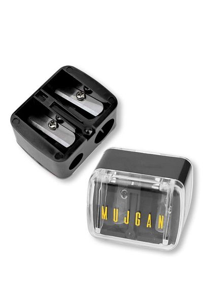 MUJGAN Black Pencil Sharpener Set of 2