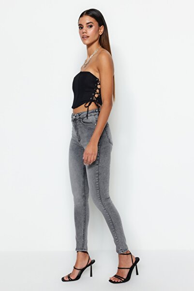 Trendyol Collection Jeans - Grau - Skinny