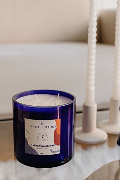 Candle and Friends No.7 Indian Sandalwood Special Edition Xxlarge Cam Mum 750gr.