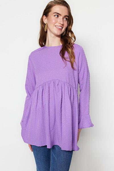 Trendyol Modest Tunic - Purple - Relaxed