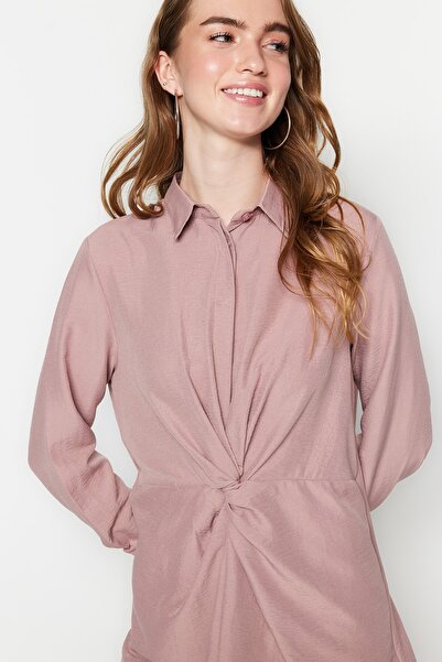 Trendyol Modest Por Front Gather részletes szövött aerobin ing TCTSS23TG00065