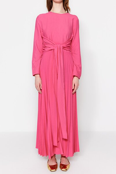 Trendyol Modest Abendkleid - Rosa - A-Linie